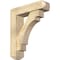 Ekena Millwork Merced Craftsman Rough Sawn Bracket w/ Offset Brace, Douglas Fir, 6"W x 22"D x 26"H BKT0604X22X26MRC04RDF - alternate 1
